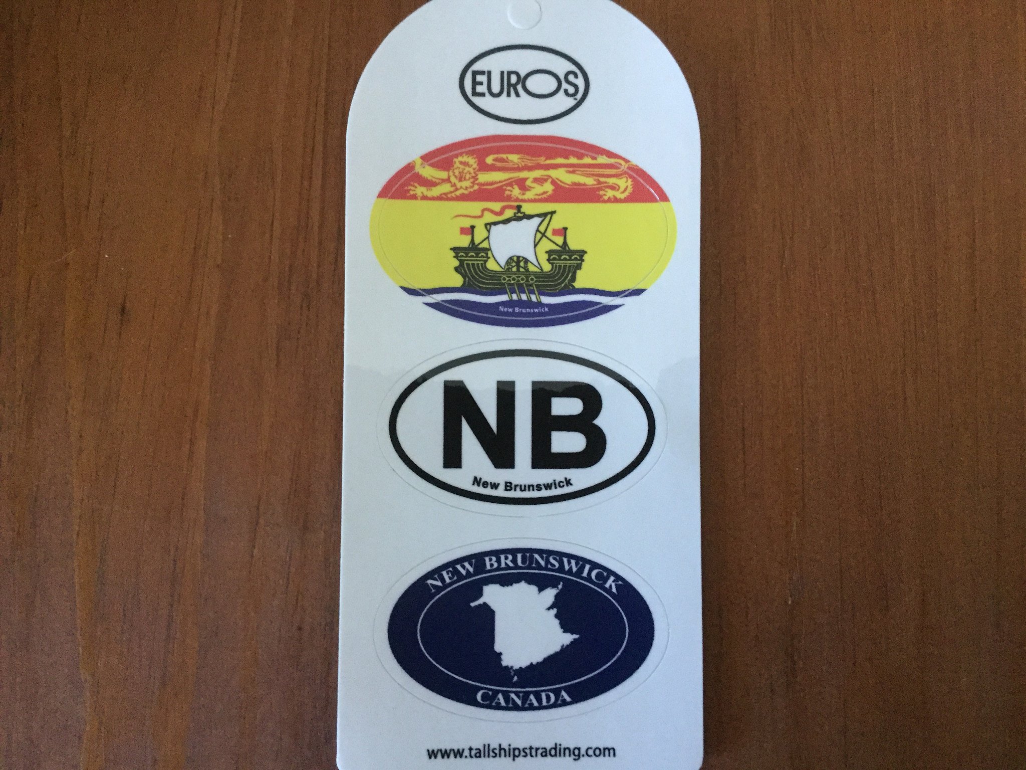 Sticker New Brunswick Euro Trio