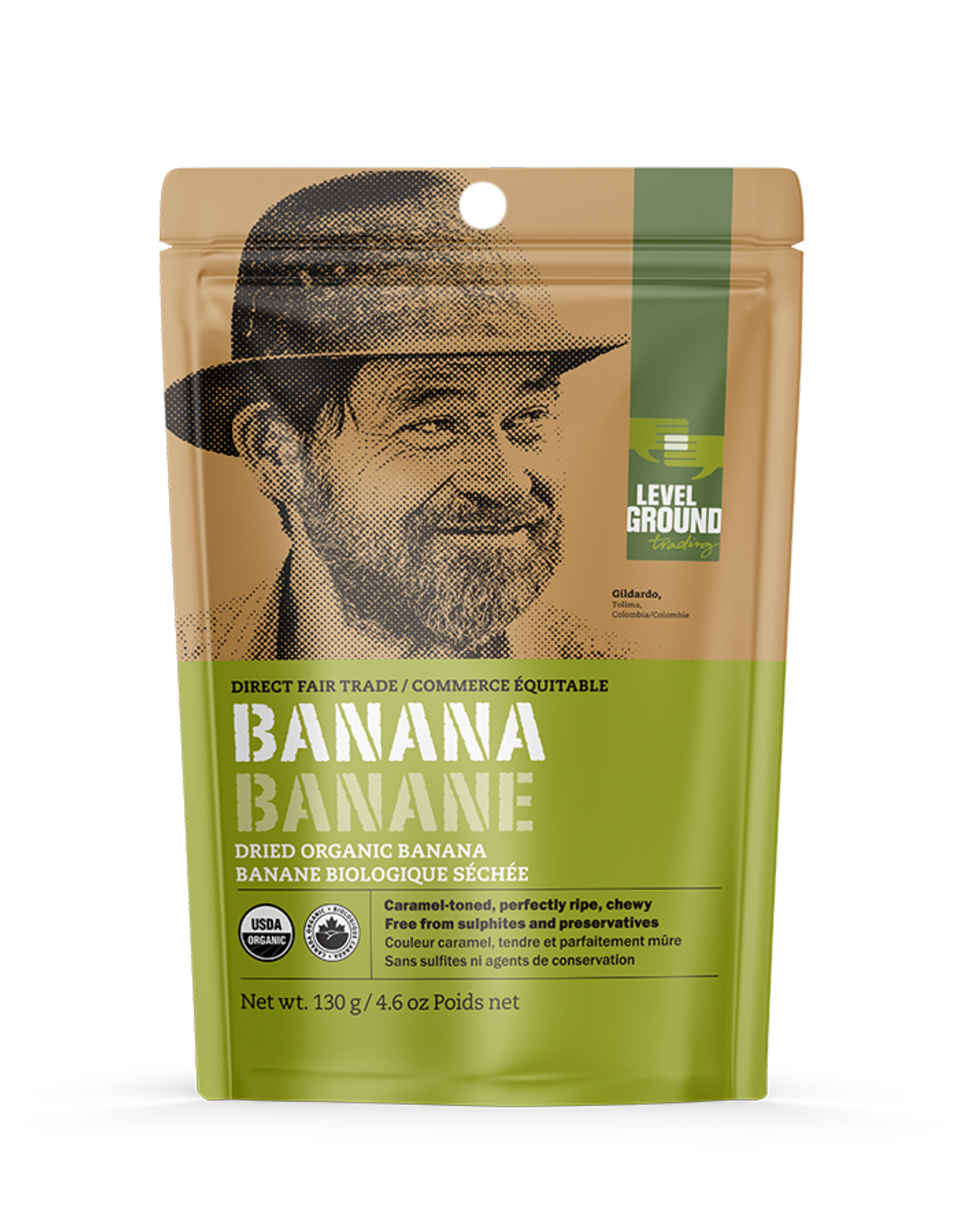 Level Ground Premium Organic Dried Banana