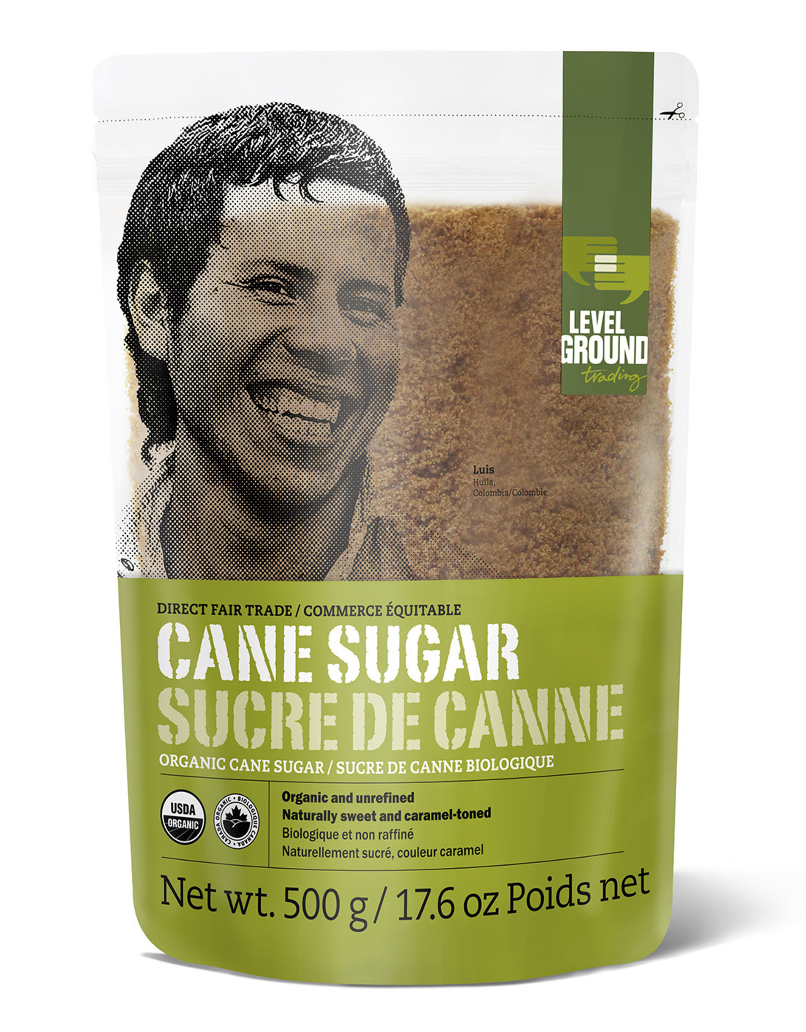 Colombia Cane Sugar Level Ground 500g - Colombia