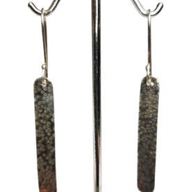 Indonesia Sterling Silver Bar Earrings - Indonesia