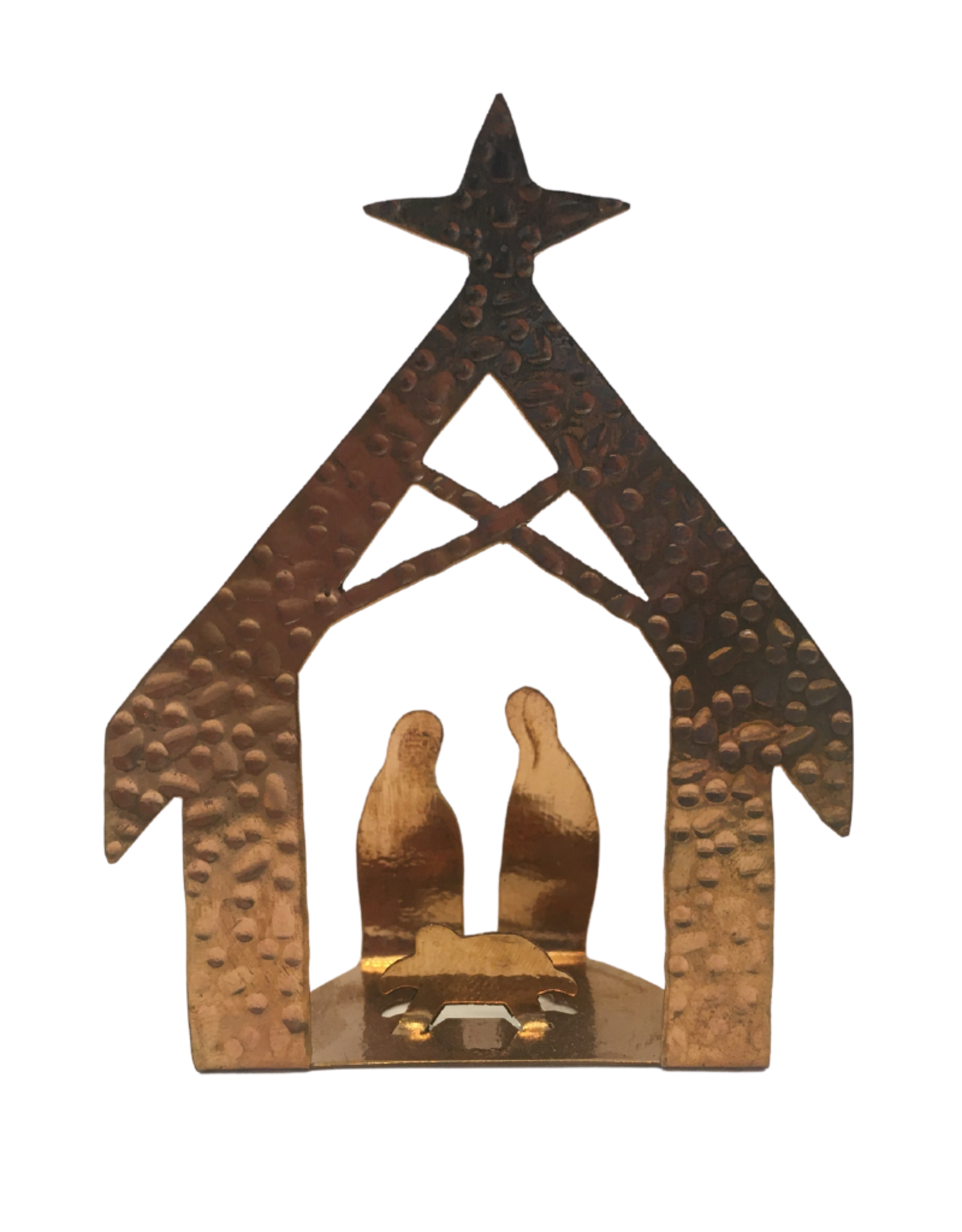 Nepal Nativity Clear-Cut Copper - Nepal