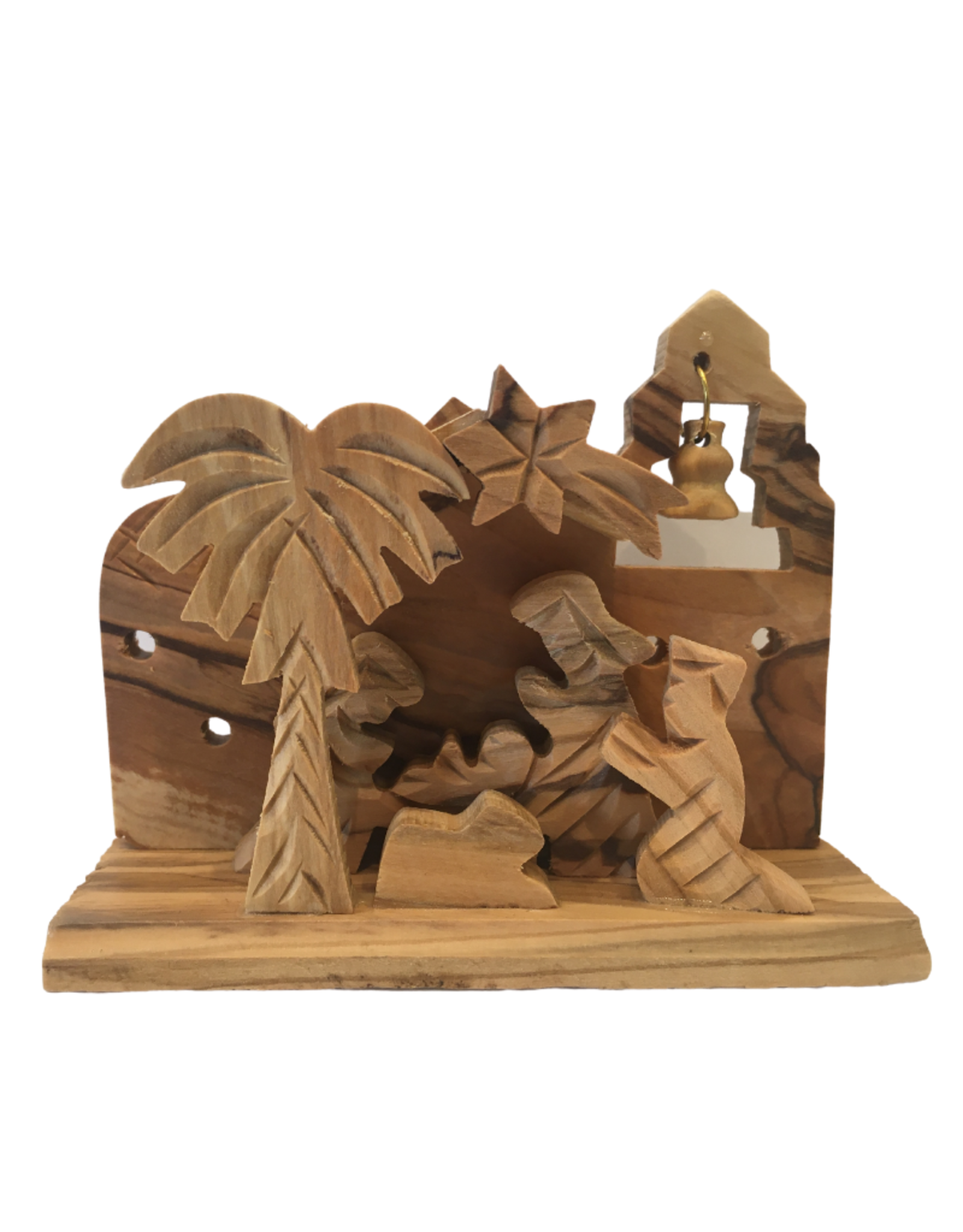 West Bank Nativity Small Olivewood - West Bank