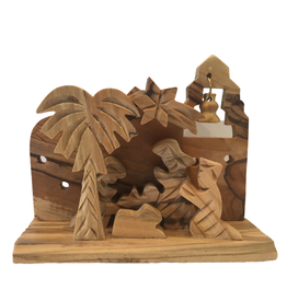 Ten Thousand Villages Nativity Small Olivewood - West Bank