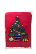 Eco Fair Card Christmas Tree Batik - Nepal