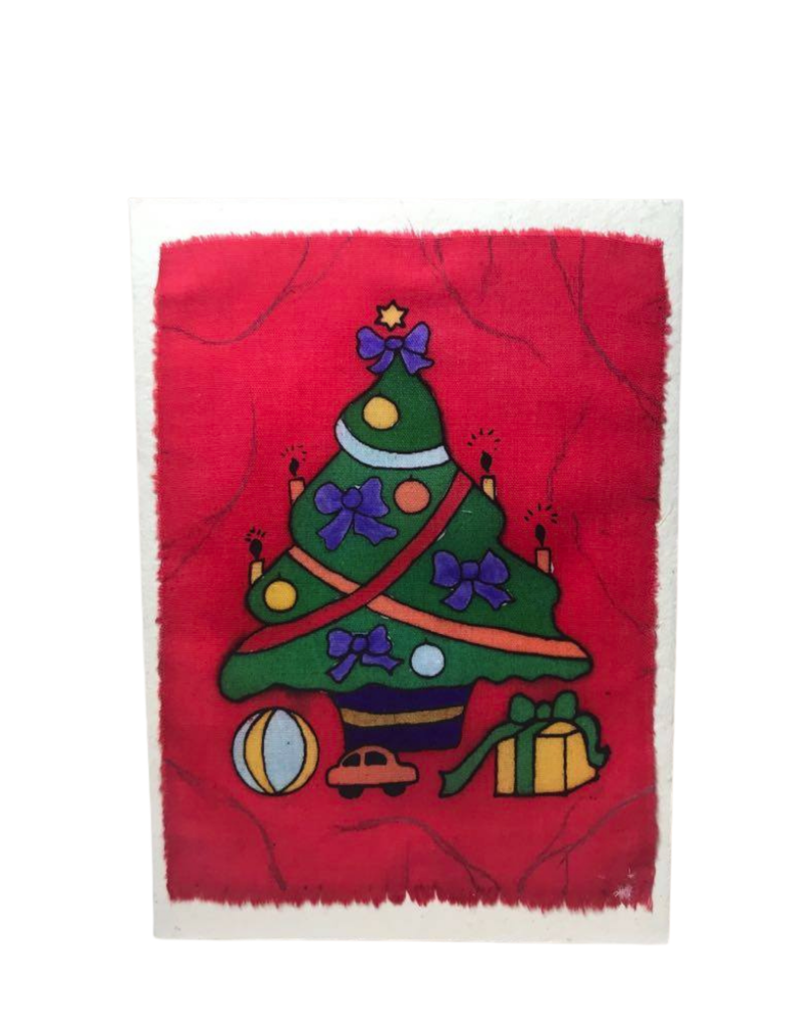 Nepal Card Batik Christmas Tree - Nepal