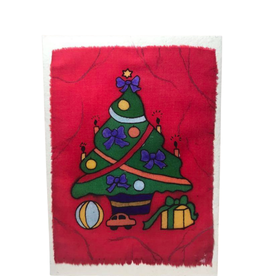 Nepal Card Batik Christmas Tree - Nepal