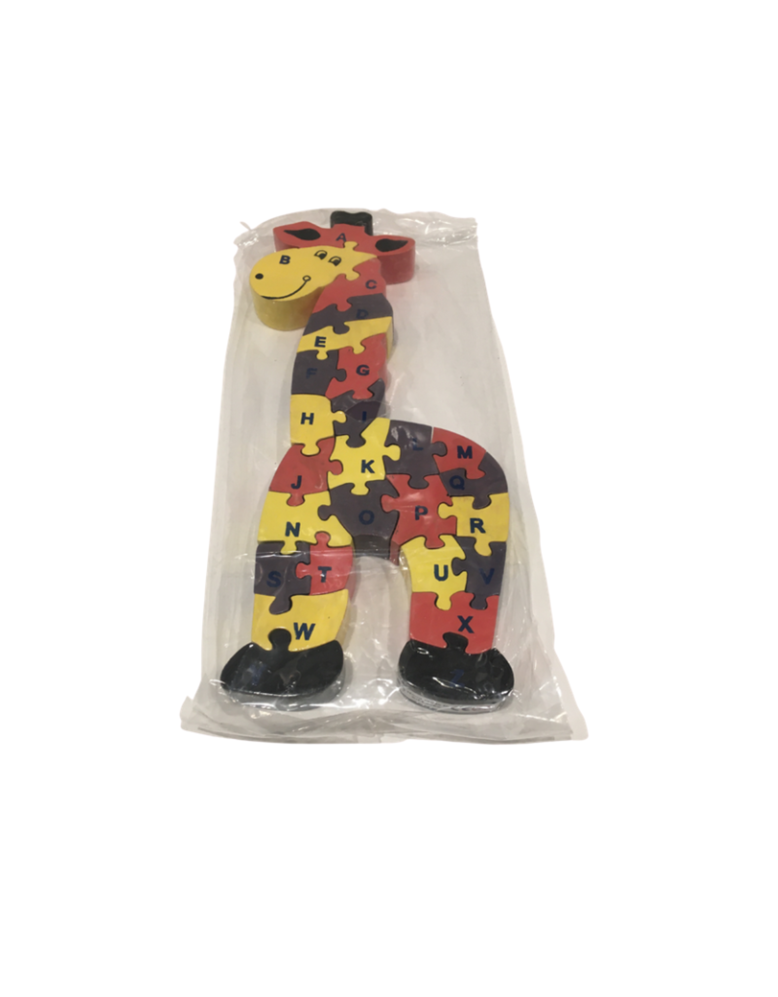 Palm Crafts Giraffe Alphabet/Number Puzzle - Sri Lanka