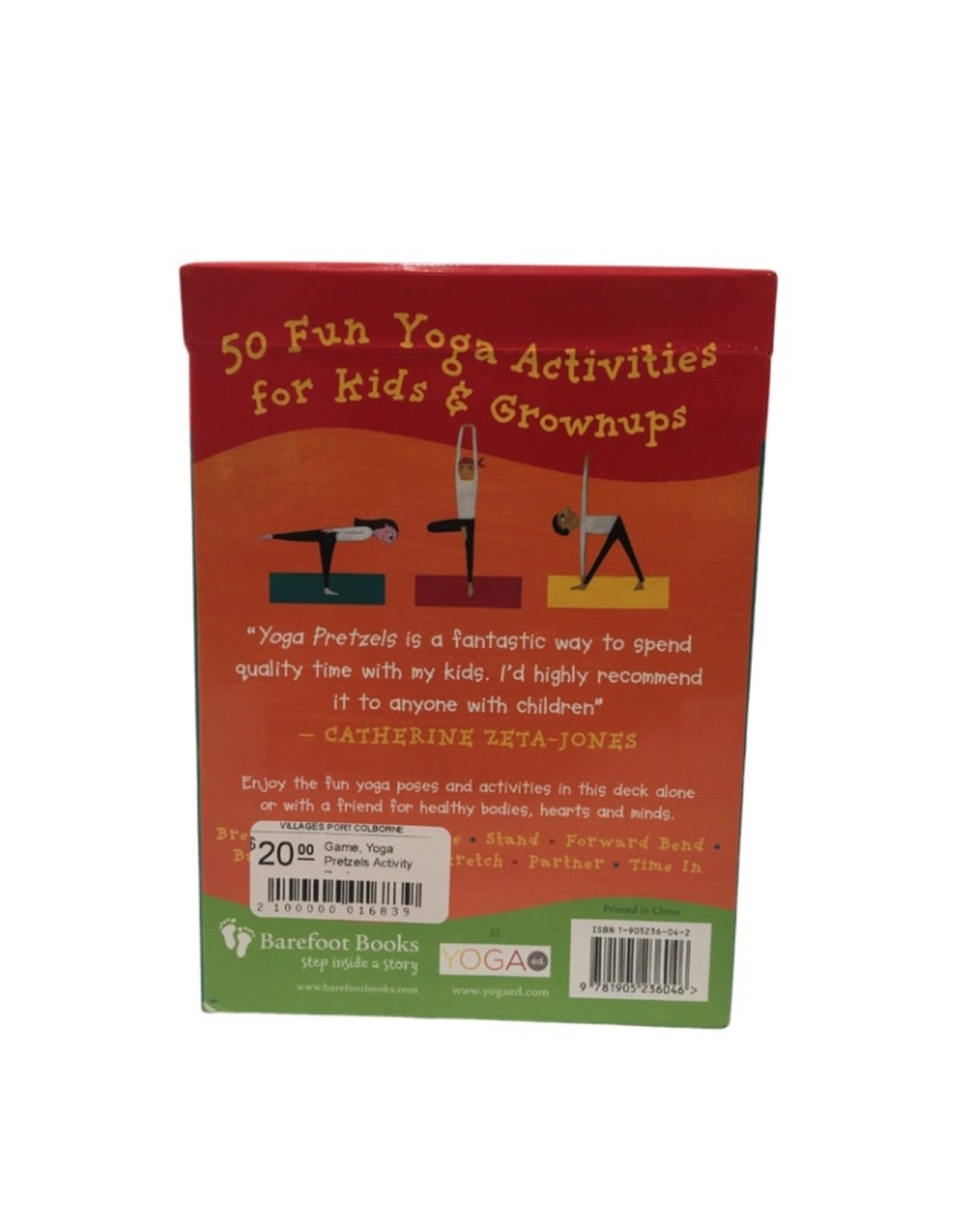 Educational Book Yoga Pretzels Activity Deck