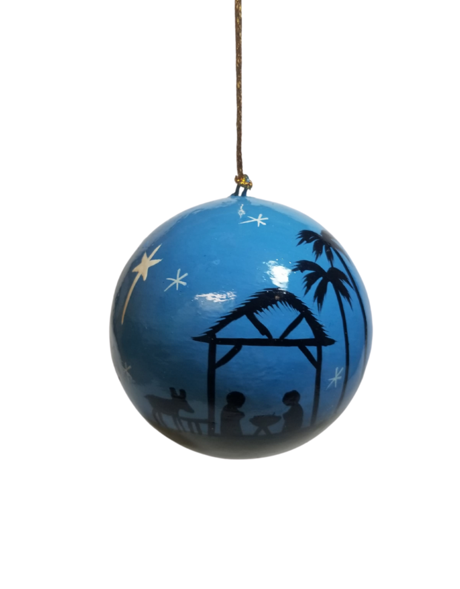 Global Crafts Handpainted Christmas Nativity Ornament