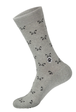 Conscious Step Socks that Save Cats Grey (Medium) - India
