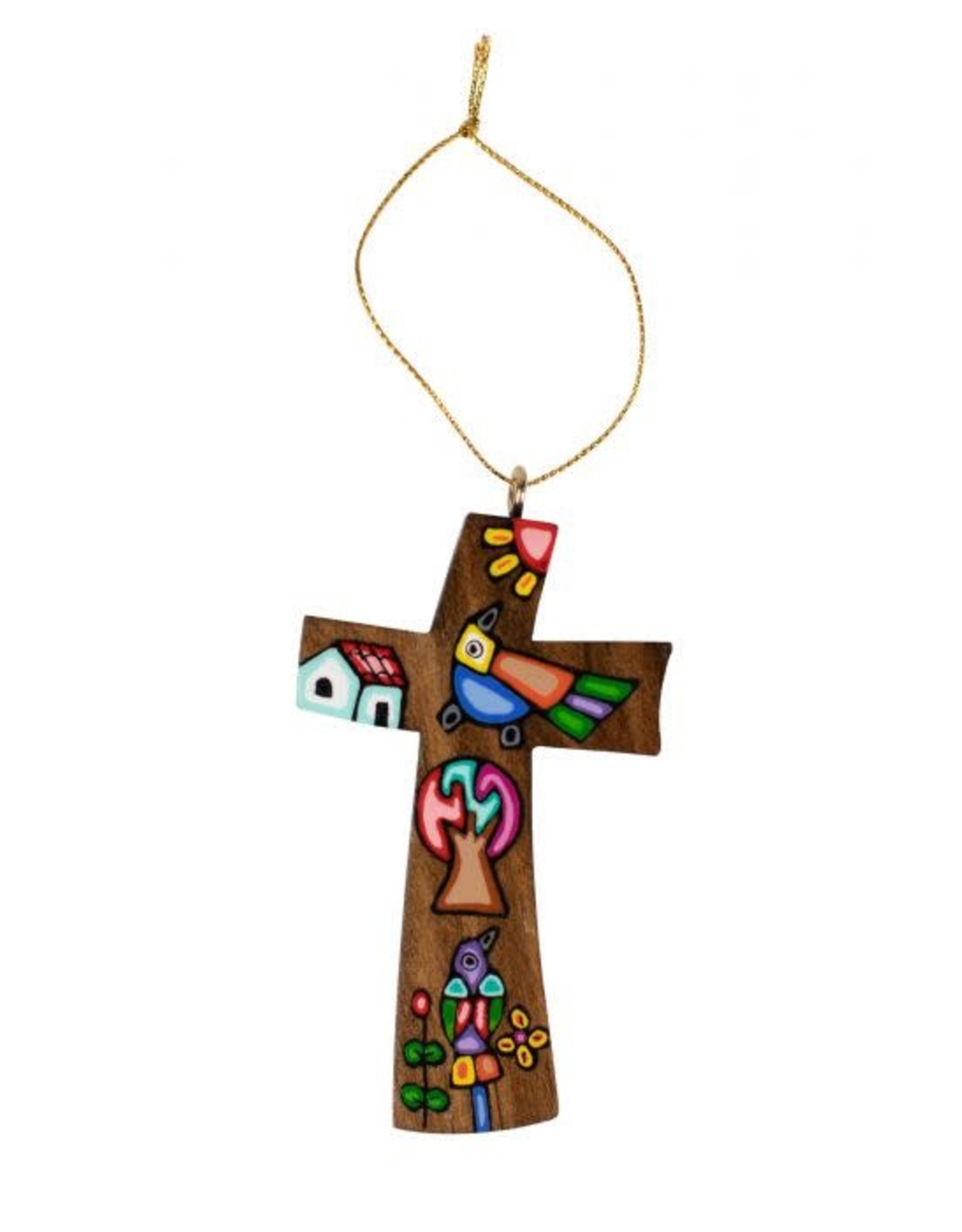 El Salvador Ornament Folk Art Cross - El Salvador