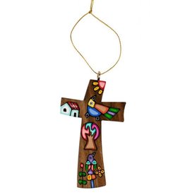 El Salvador Ornament Folk Art Cross - El Salvador