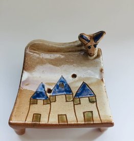 Pottery Soap Holder - House & Donkey