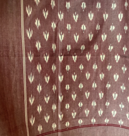 Tablecloth, Cranberry Ikat - India