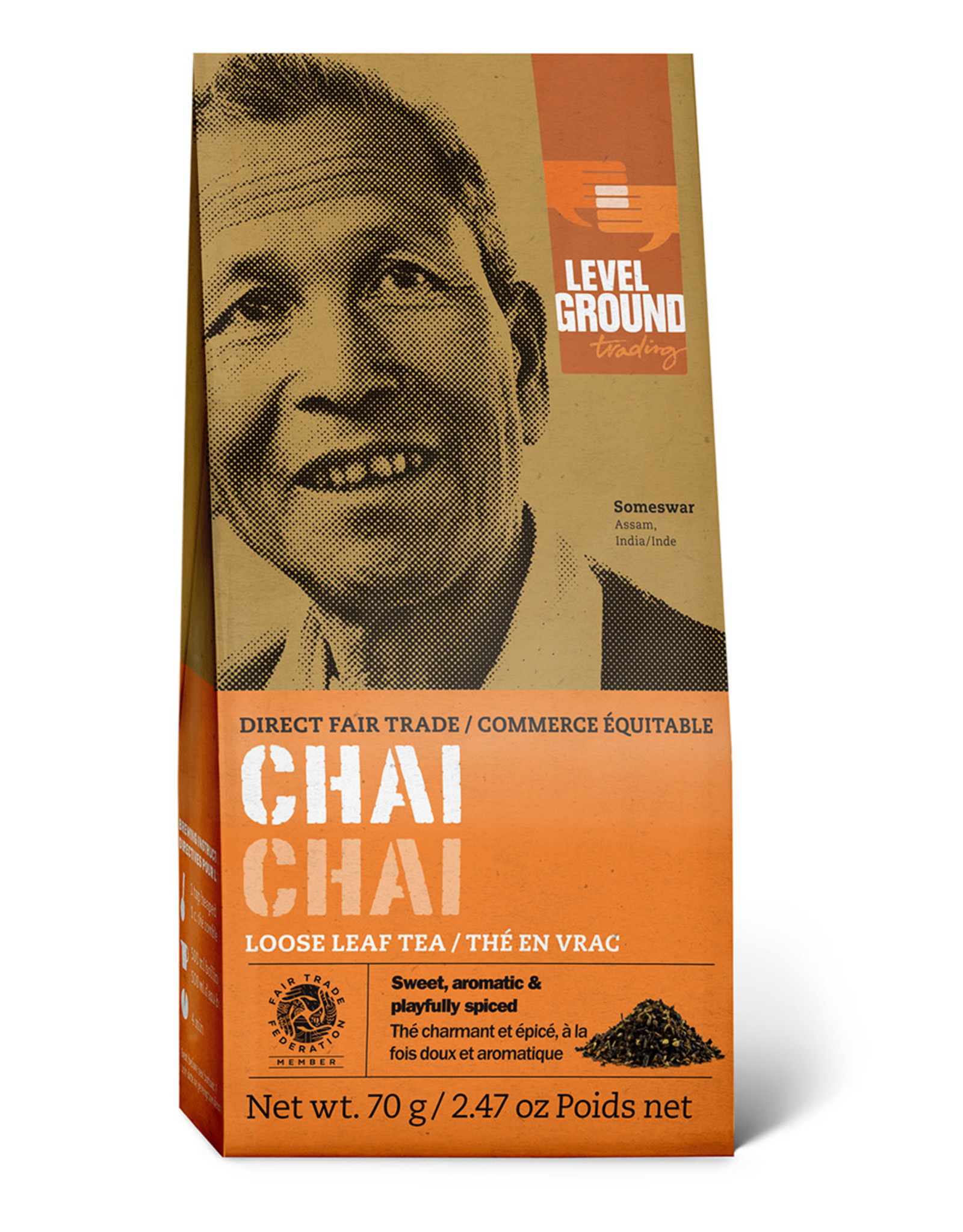 India Tea Chai Tea Loose Level Ground - India