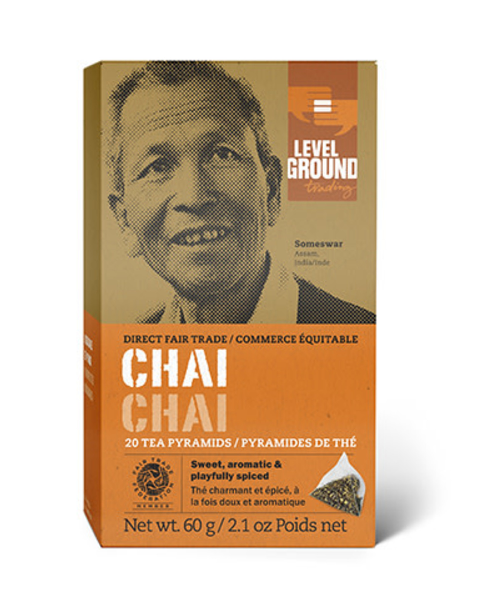 India Tea Level Ground Chai Tea Bags - India