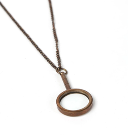 India Magnifying Glass Necklace-India
