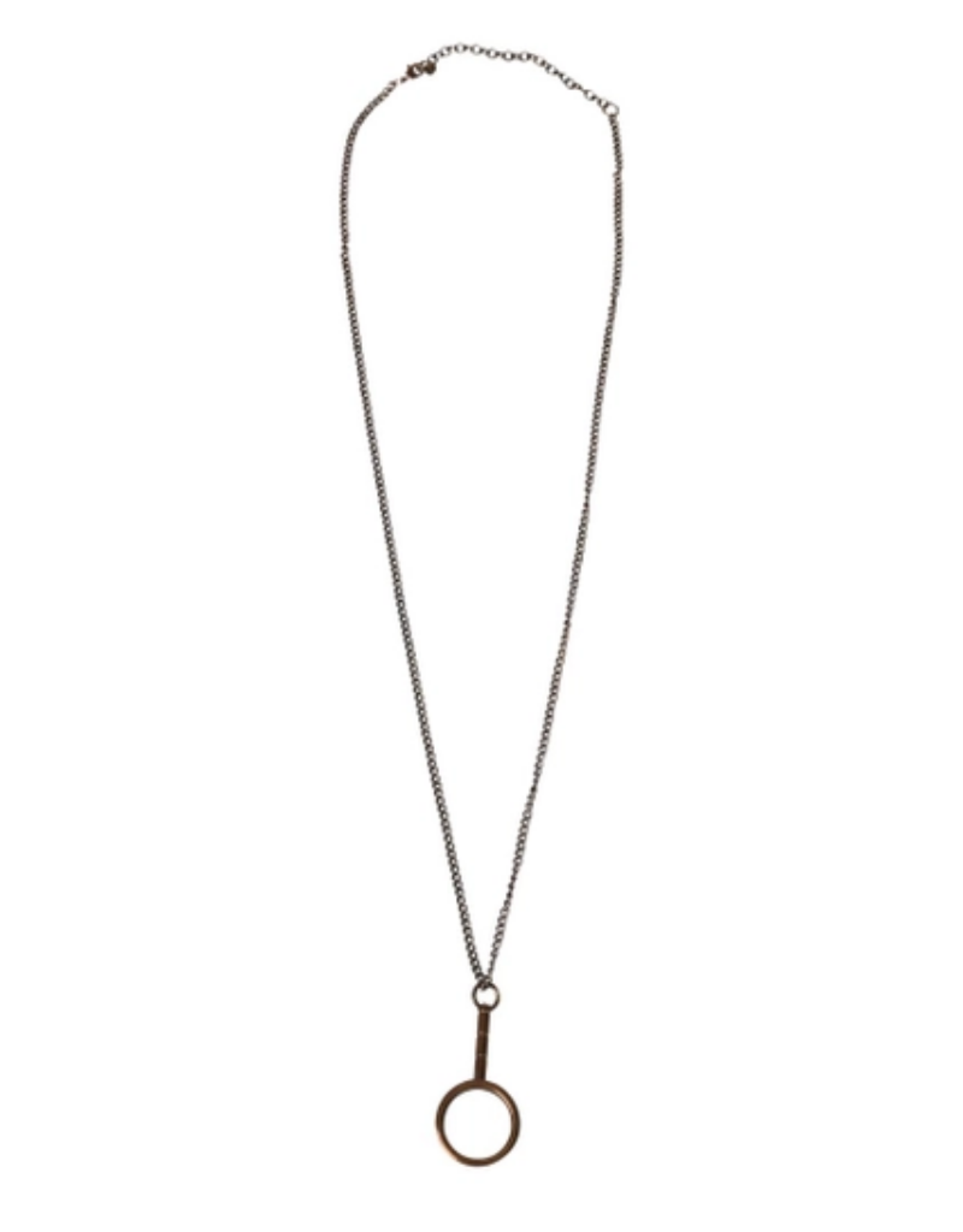 India Magnifying Glass Necklace-India