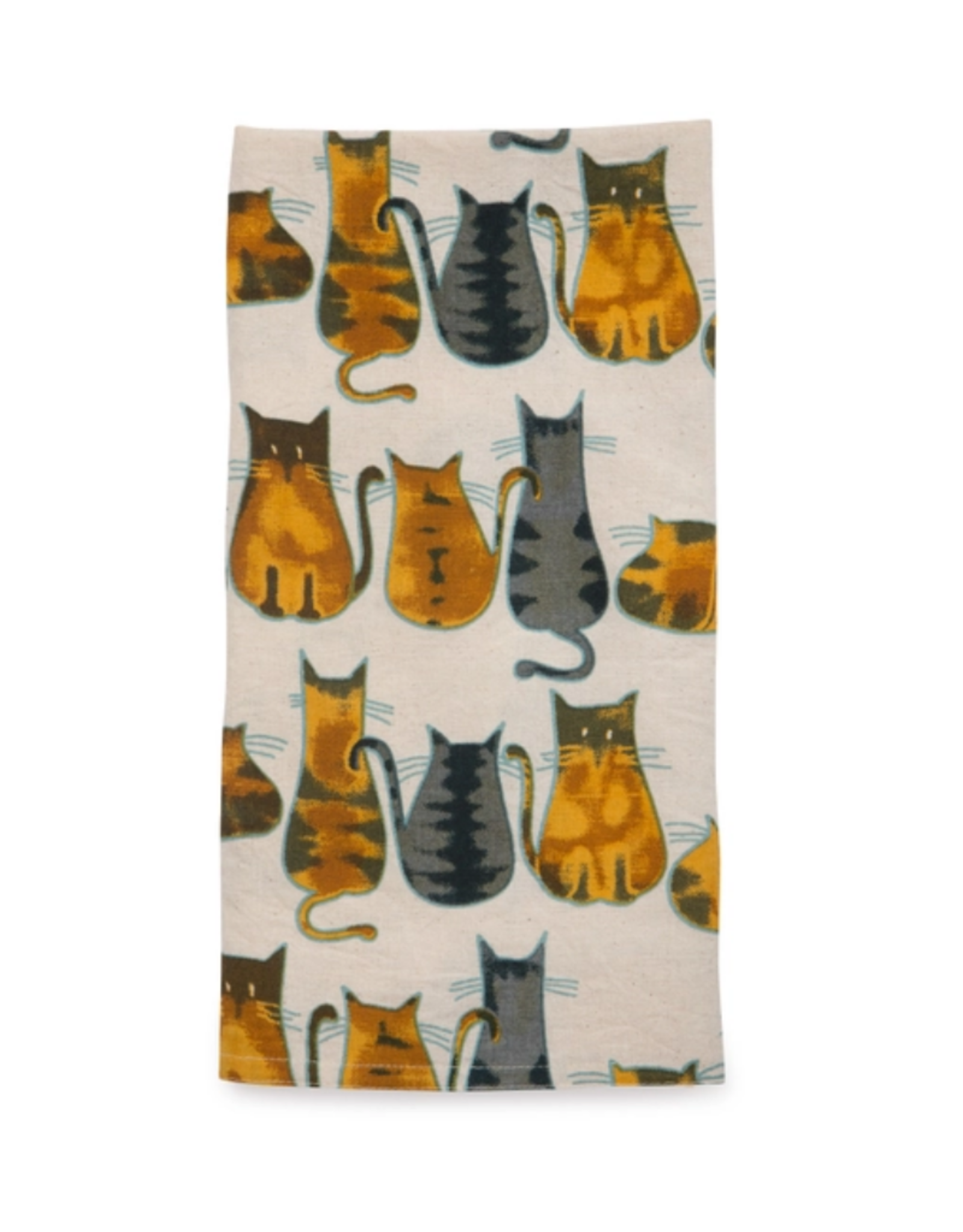 India Cats About It Tea Towel - India
