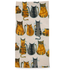 India Cats About It Tea Towel - India