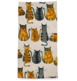 India Tea Towel Cats About It - India