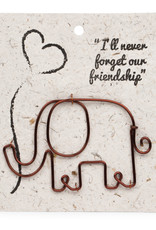 Kenya Bookmark Wire Elephant - Kenya