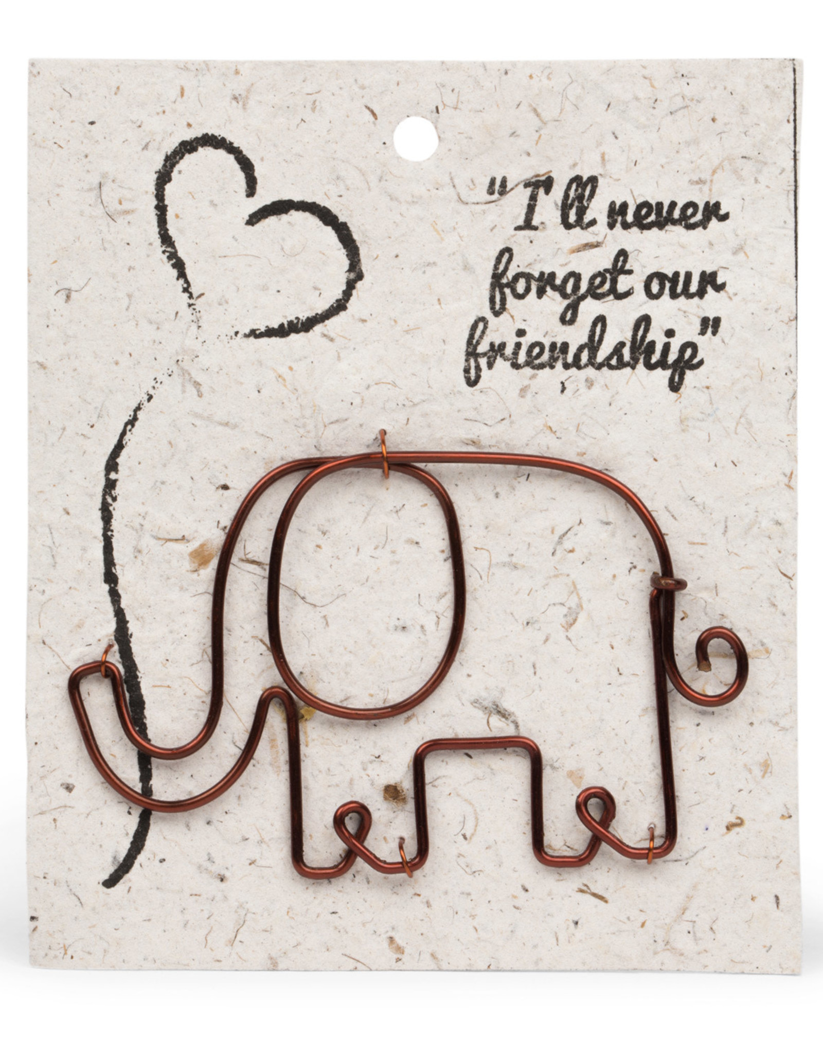 TTV USA Wire Elephant Gift Bookmark - Kenya