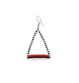 Kenya Earrings Maasai Beaded Triangle - Kenya