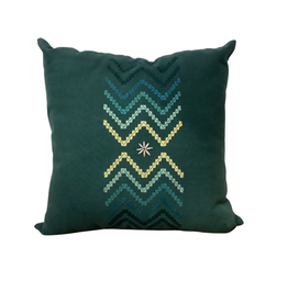 Chevron Embroidered Cushion Pillow Cover - Vietnam