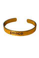 Brass Peace Cuff - India