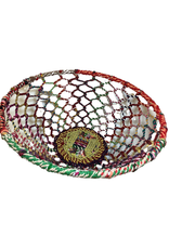 Basket Multicolour Woven Thread/Wire Large - India