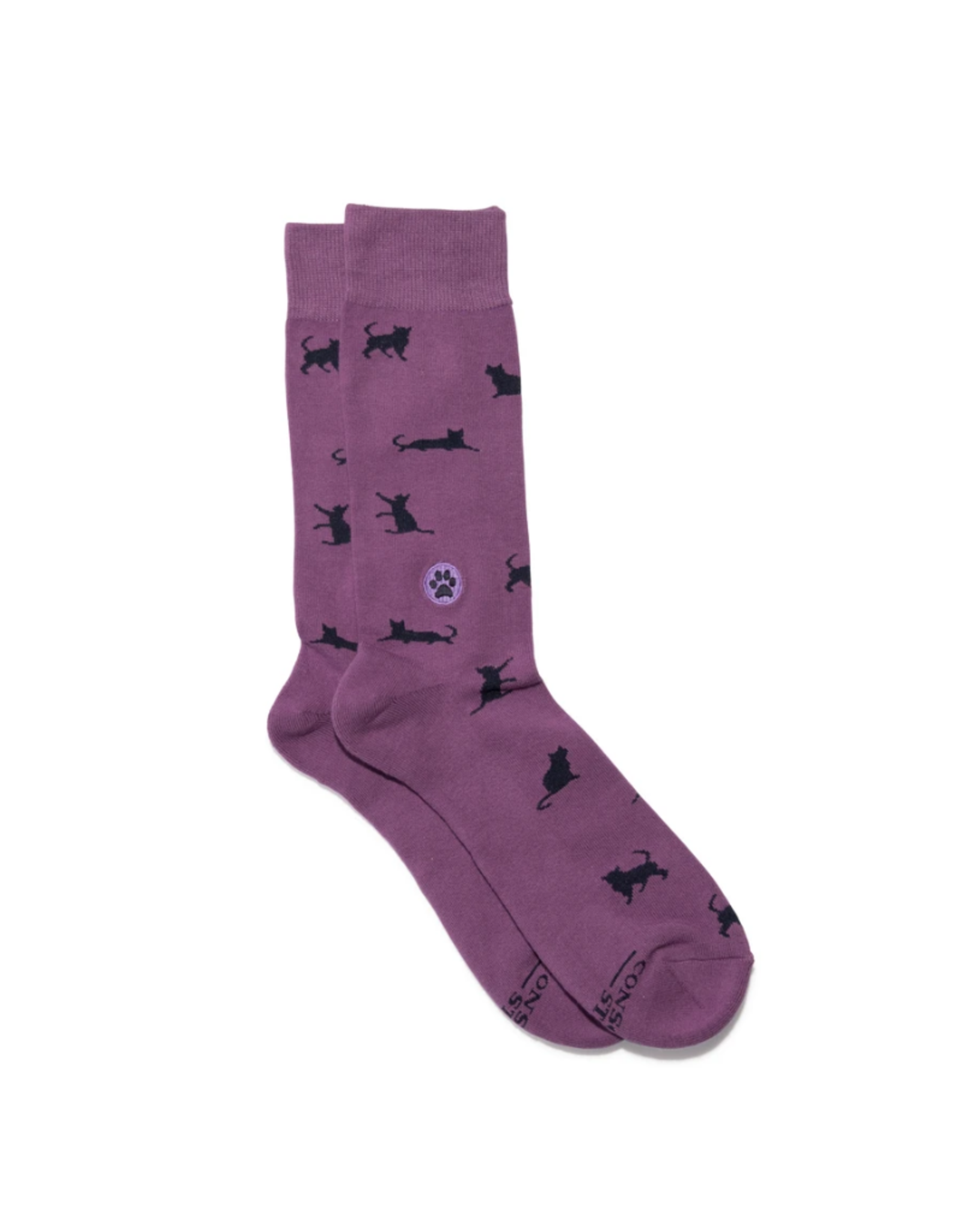 India Socks that Save Cats (Small) Purple - India