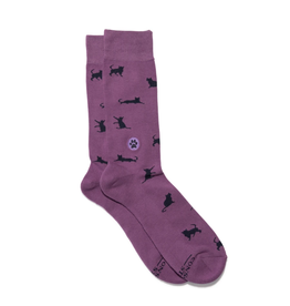 India Socks that Save Cats (Small) Purple - India