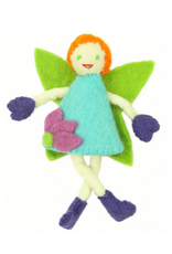 Global Groove Life Red Hair Felt Tooth Fairy Pillow - Nepal