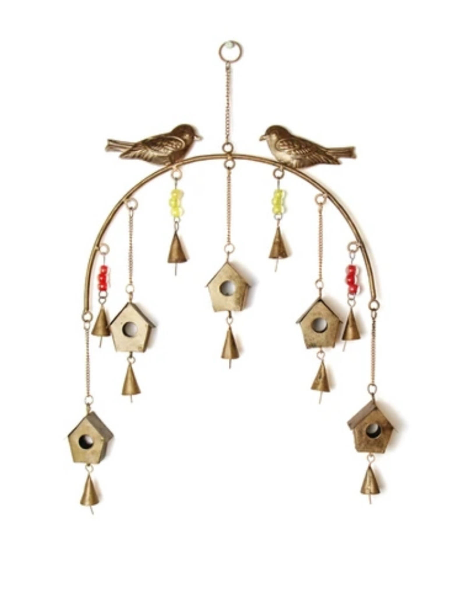 Global Crafts Bird Chime Recycled Iron