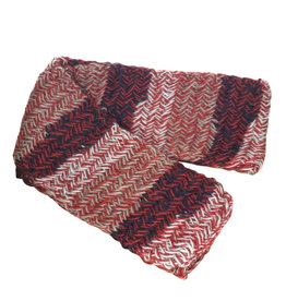 Ten Thousand Villages Fire And Ice Knitted Scarf  and Hat Set - Nepal