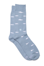 Conscious Step Socks That Support Mental Health Light Blue (Small) - India