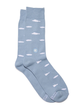 India Socks That Support Mental Health Light Blue (Small) - India