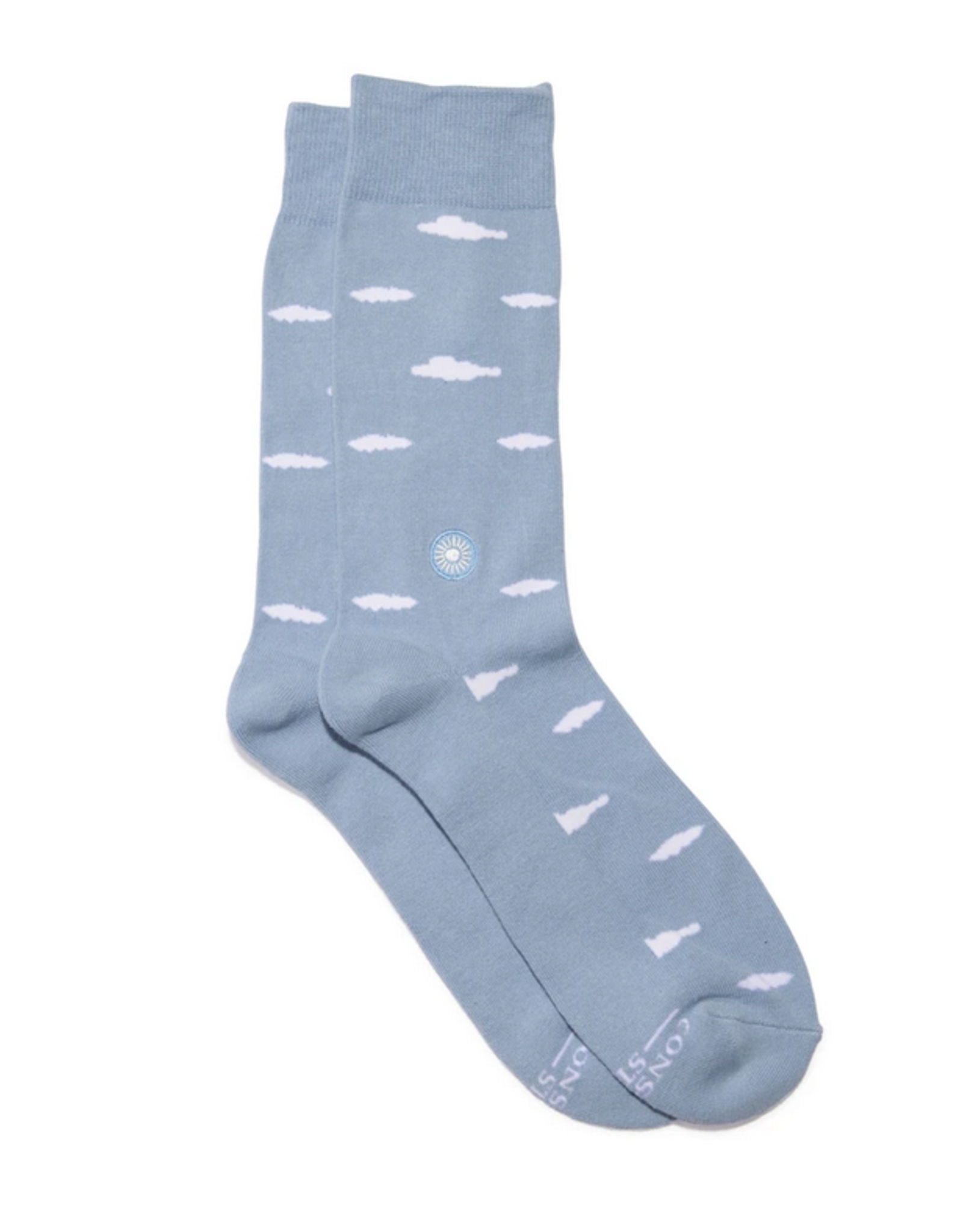 India Socks That Support Mental Health Light Blue (Small) - India