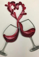 Kalyn Imports Quilled Card A Toast of Love