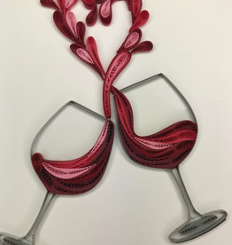 Kalyn Imports Quilled Card A Toast of Love - Vietnam