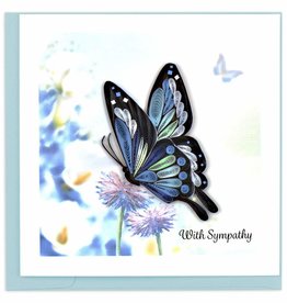 Vietnam Quilling Card Sympathy Butterfly - Vietnam