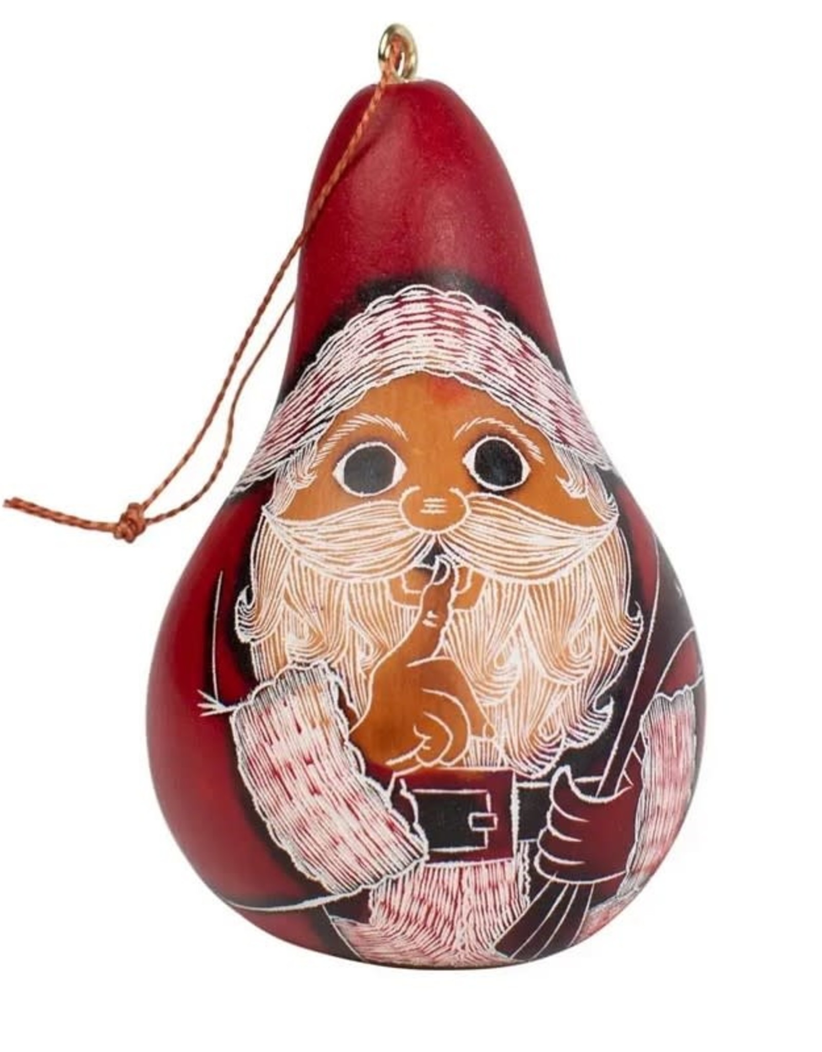 Peru Ornament Santa Gourd - Peru