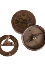 India Pocket Compass & Sundial - India