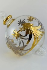 Egypt Blown Glass Silver & Gold Christmas Trees- Egypt