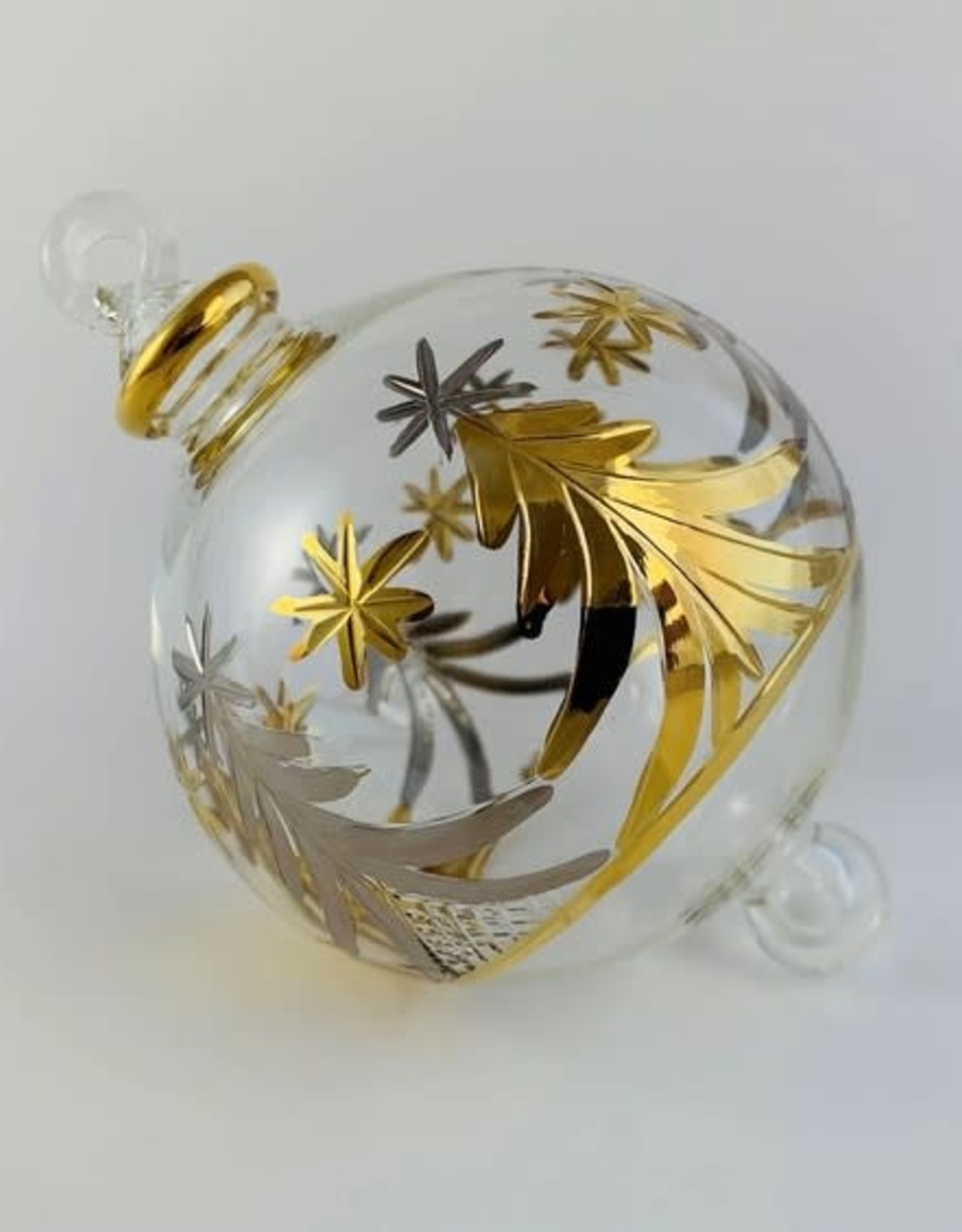 Egypt Blown Glass Silver & Gold Christmas Trees- Egypt