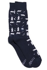 India Socks that Protect the Arctic Blue M - India
