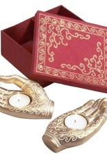 Bangladesh Mudra Hands Candleholders Set 2 - Bangladesh Bangladesh Mudra Hands Candleholders Set 2 - Bangladesh