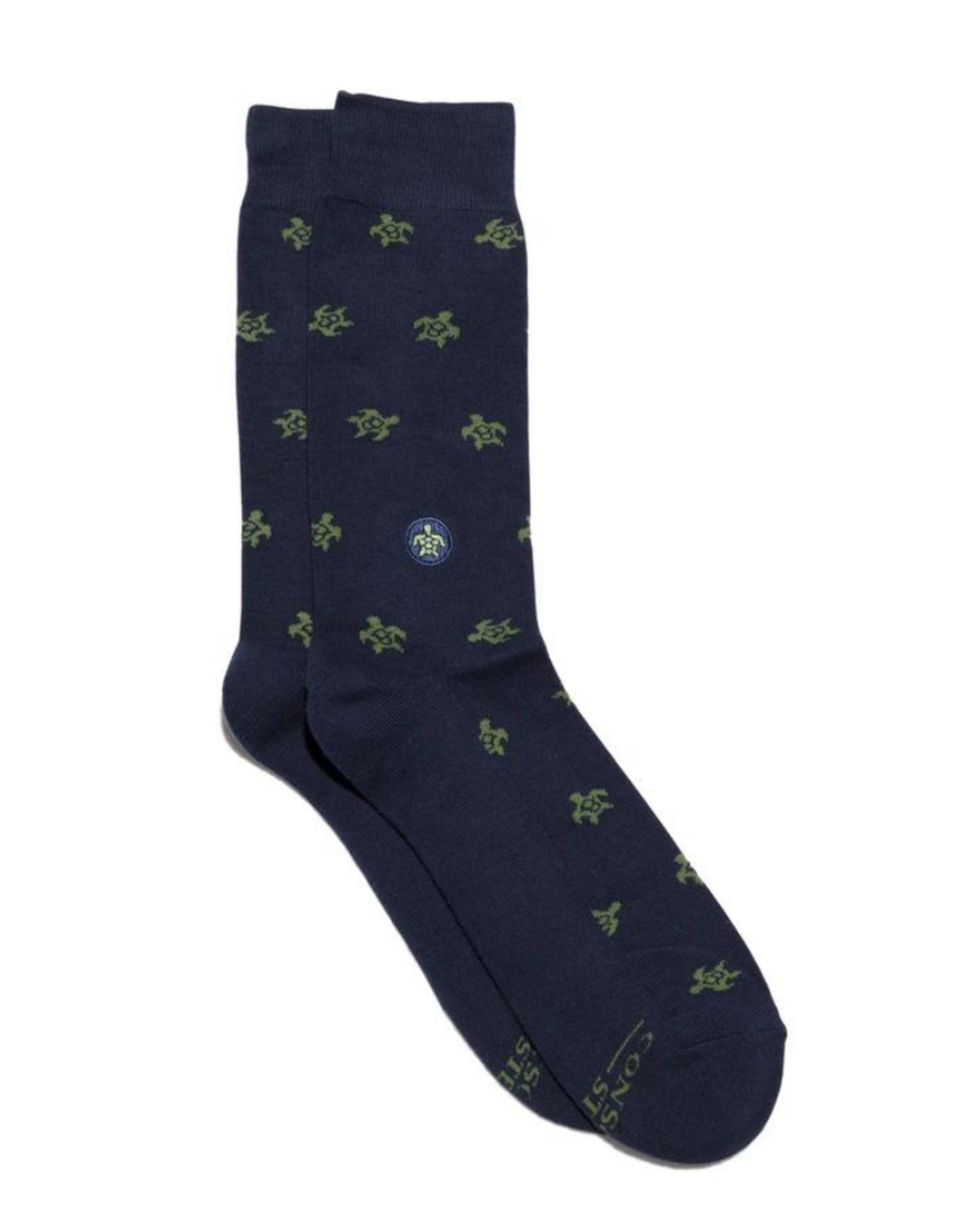 India Socks that Protect Turtles M Navy - India
