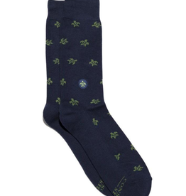 India Socks that Protect Turtles M Navy - India India Socks that Protect Turtles M Navy - India